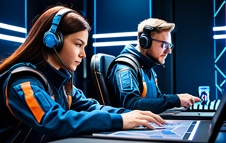 A diverse team of professional Valorant agents (one female duelist, one male initiator, one female controller, one male sentinel) engaged in a coordinated push on a futuristic Valorant map, displaying strategic ability usage. The scene captures a dynamic moment of teamwork, with clear lines of communication and tactical positioning. All agents are in professional esports attire, fully clothed, appropriate attire. The environment is well-lit with cinematic lighting, focusing on the strategic gameplay. Professional esports photography, high quality, sharp focus, vibrant colors, perfect anatomy, correct proportions, natural pose, well-formed hands, proper finger count, natural body proportions, safe for work, appropriate content, professional, family-friendly.