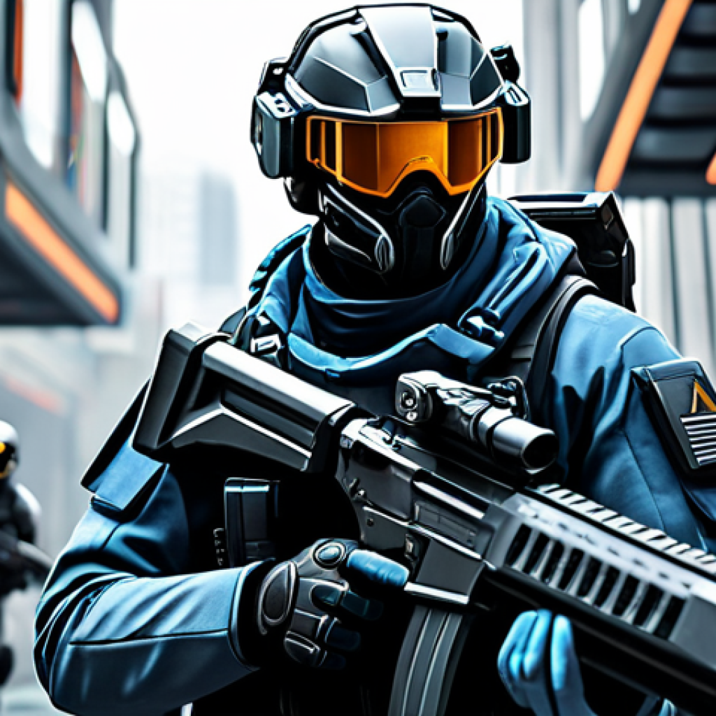 발로란트 신규 캐릭터 예상 - Strategic Support Agent** "A Valorant agent, fully clothed in futuristic tactical gear, providing a...