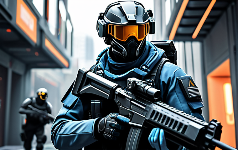 발로란트 신규 캐릭터 예상 - Strategic Support Agent** "A Valorant agent, fully clothed in futuristic tactical gear, providing a...