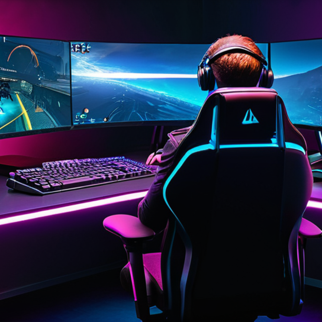 발로란트 최적 그래픽 설정법 - **Prompt 1: The Apex Gamer's Flow State** A focused young adult gamer, gender-neutral, is intens...