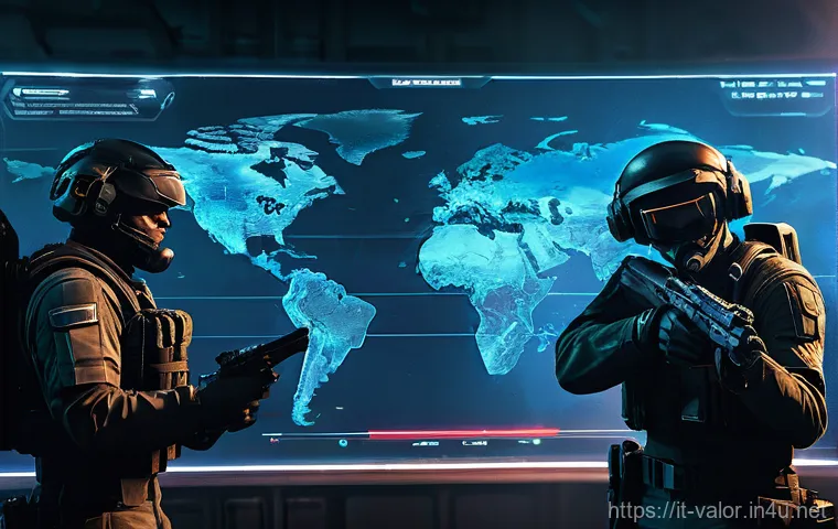 발로란트 카오스 공략법 - **Prompt:** A highly dynamic, action-packed scene set on a futuristic Valorant-inspired map. Three d...