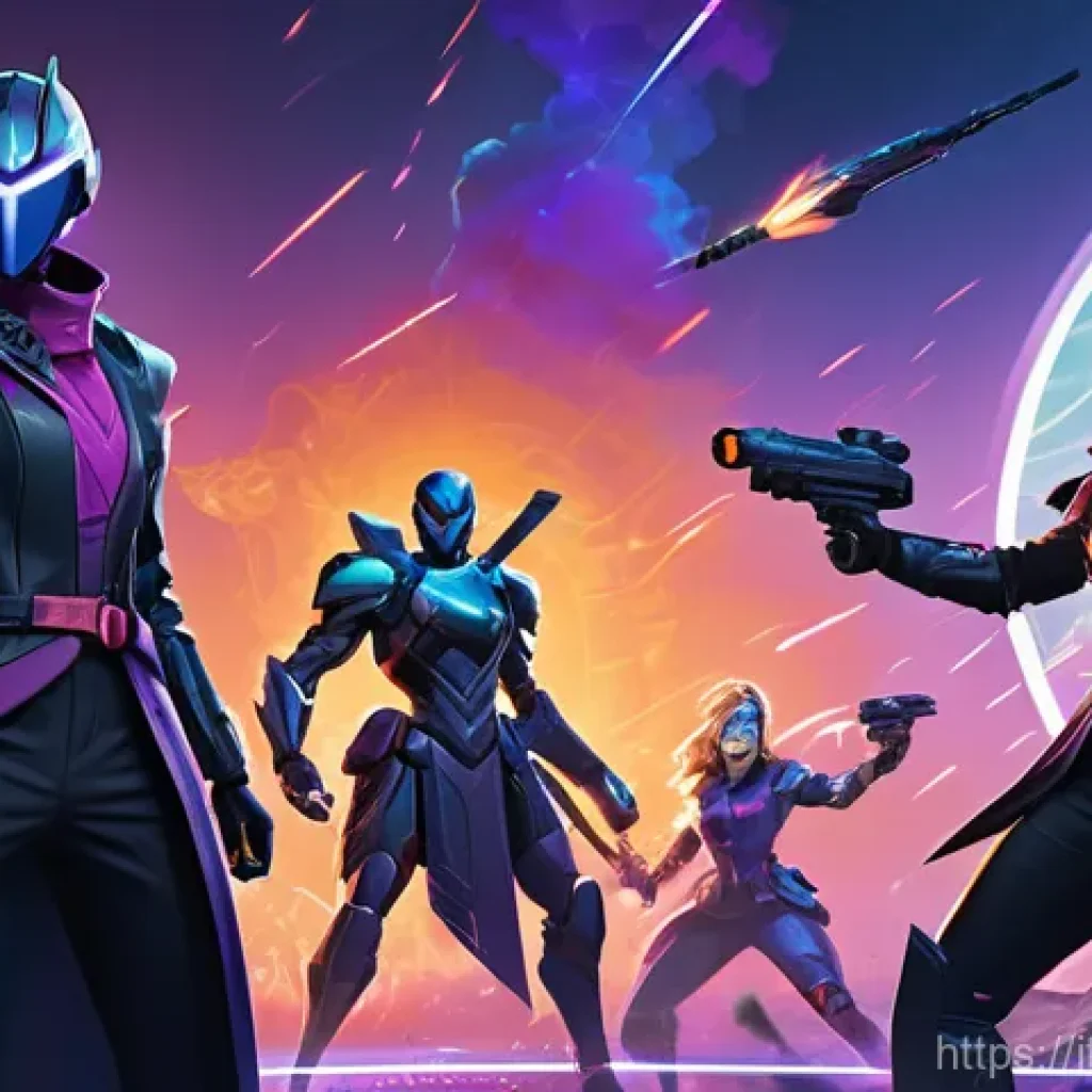 발로란트 개인 랭킹 올리는 법 - **Valorant Team Synergy in Action:** A vibrant and dynamic illustration of five distinct Valorant ag...