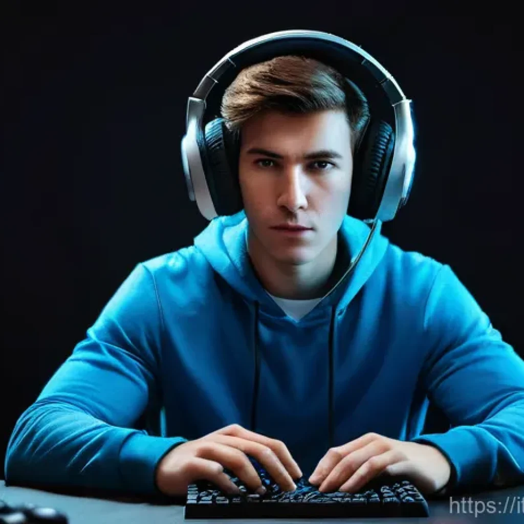 발로란트 타격감 조정 방법 - The Frustration of Lag: A Gamer's Struggle** > A young male gamer (18-25 years old) intensely focus...