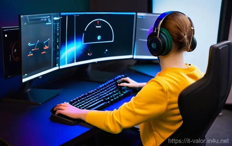 발로란트 타격감 조정 방법 - Optimized Setup: Precision and Performance** > A meticulously organized and clean gaming desk setup...