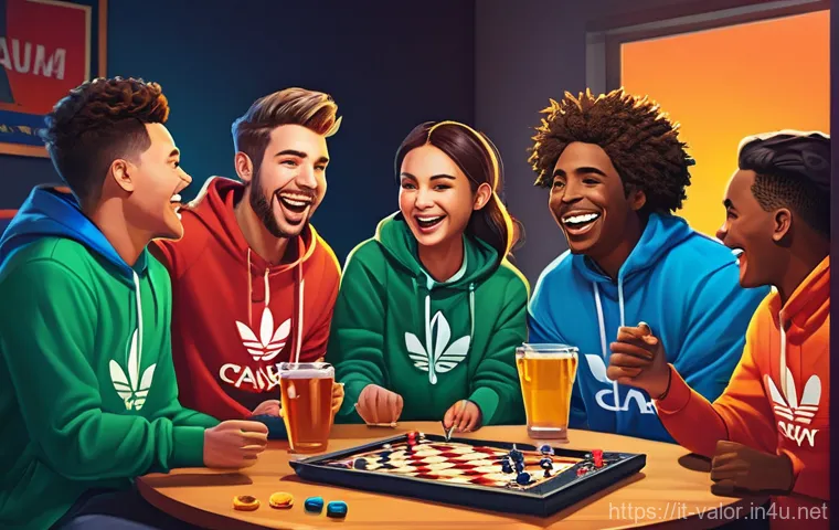 발로란트 클랜 창설 방법 - A diverse group of five young adult gamers (various genders and ethnicities, all appearing to be 15 ...