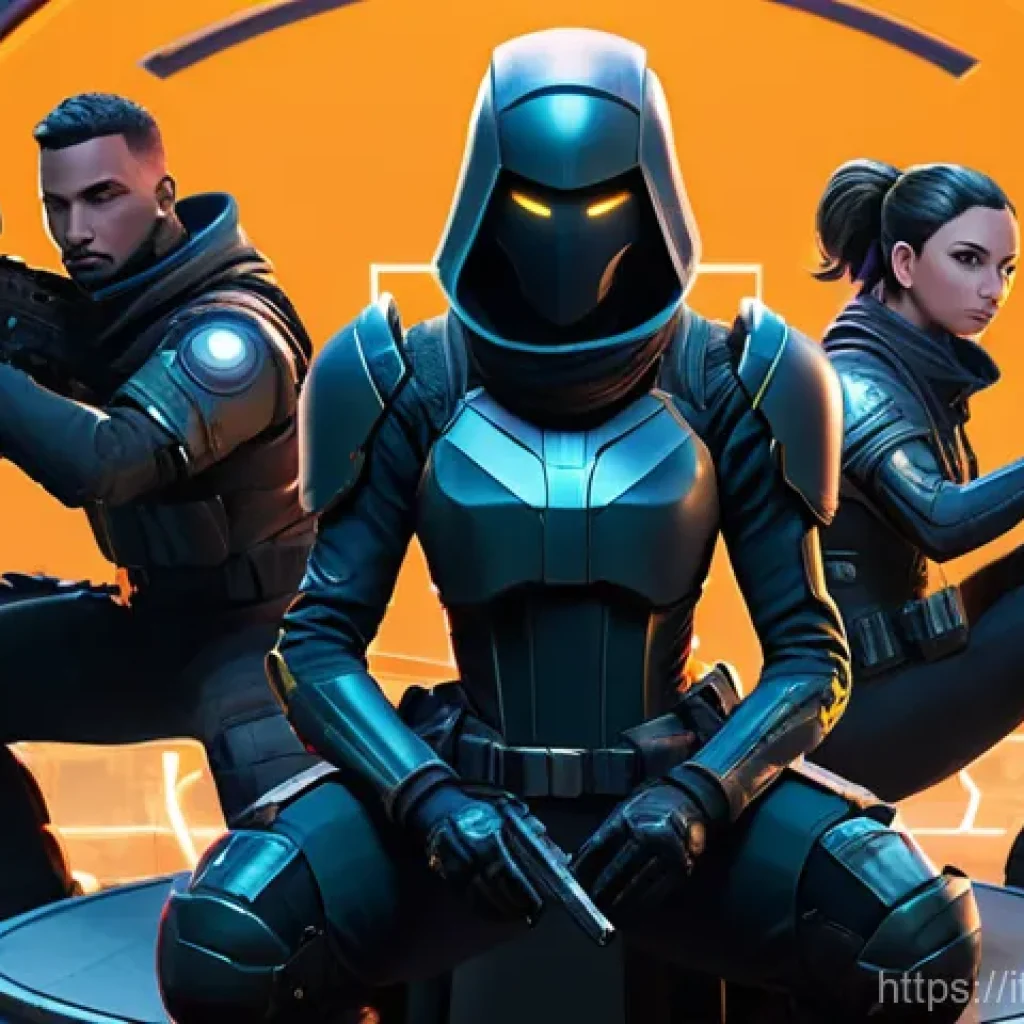 발로란트 신규 유저 웰컴 이벤트 - **Valorant Agents in Tactical Stance** A diverse team of three Valorant agents, including Sage, ...