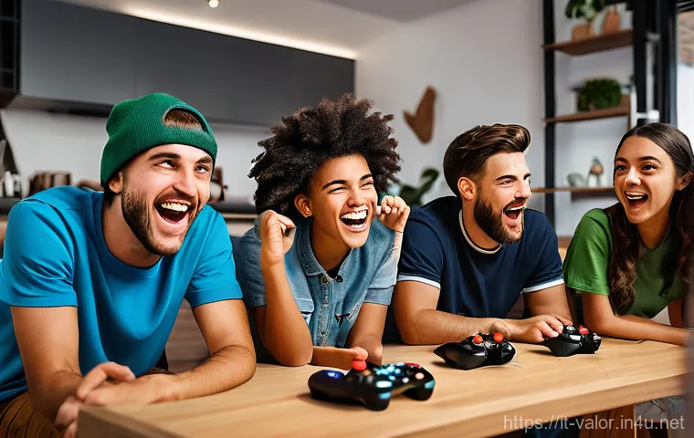 발로란트 최고의 유저 기반 콘텐츠 - A realistic photograph capturing three Valorant cosplayers, portraying Reyna, Jett, and Killjoy, str...