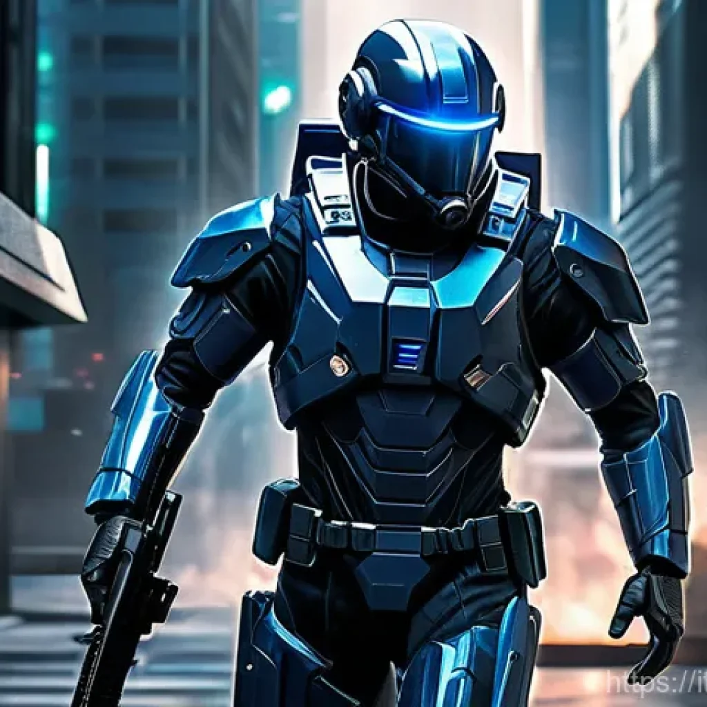 발로란트 스킬 메타의 진화 - **Prompt:** A highly detailed, realistic illustration of a tactical shooter agent (male, approximate...