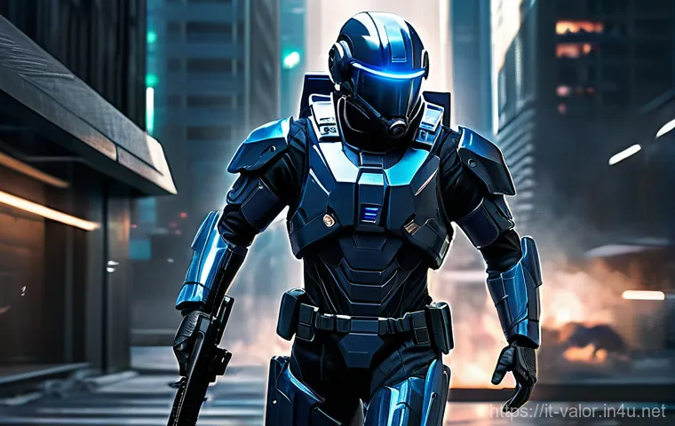 발로란트 스킬 메타의 진화 - **Prompt:** A highly detailed, realistic illustration of a tactical shooter agent (male, approximate...