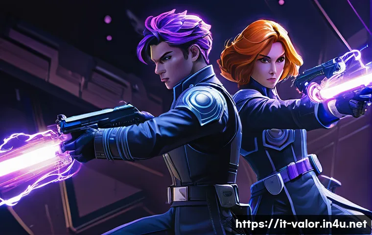 발로란트 경쟁전 패치 노트 - **Prompt:** "A dynamic and action-packed illustration featuring Valorant agents Yoru and Reyna in cl...