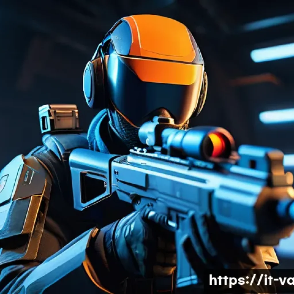 발로란트 히트박스 분석 - **Valorant Agent in Training with Hitbox Overlay**
    A Valorant agent, like Jett or Phoenix, fully...