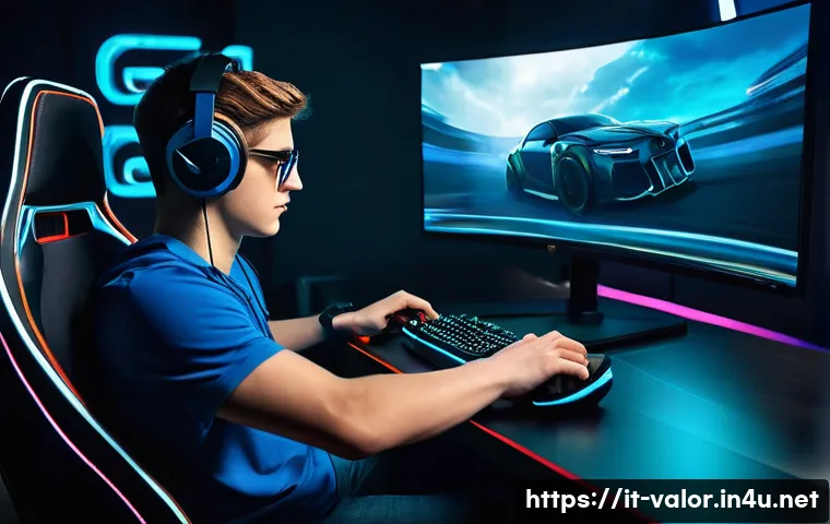 발로란트 감도 찾기 계산법 - **Prompt: The Focused Duelist** A highly detailed, cinematic shot of a young adult gamer, gender...