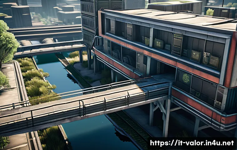 발로란트 새로운 맵 콘텐츠 - A futuristic urban tactical map featuring multiple elevated platforms and interconnected pathways de...