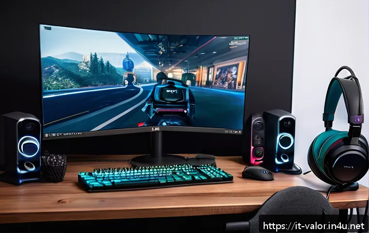 발로란트 실시간 스트리밍 가이드 - A modern Italian Valorant streamer setup in a cozy, stylish room featuring a high-end gaming PC with...