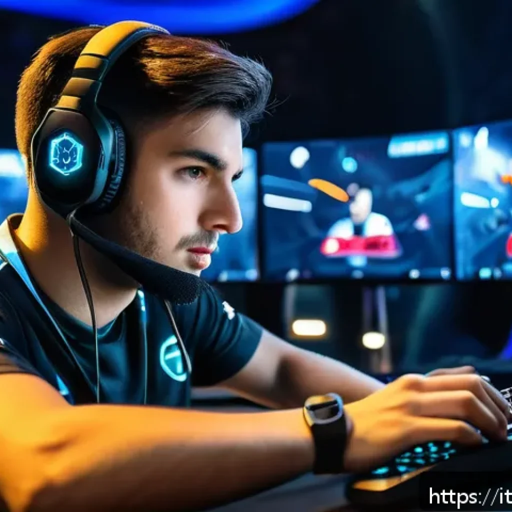 발로란트 세계 챔피언십 결과 - A dynamic esports team in the middle of a high-stakes tactical shooter match, showcasing intense tea...