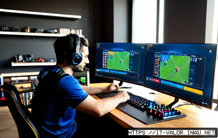 Home 17 발로란트 프로와의 협력 콘텐츠 - Photorealistic esports collaboration scene in a stylish Milan gaming studio, an Italian professional...